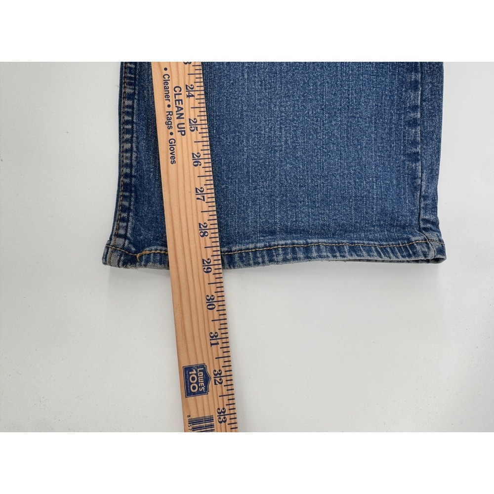Levi Signature Bootcut Jeans Women's 18W Short Mid Rise Blue Denim‎ - Picture 14 of 16